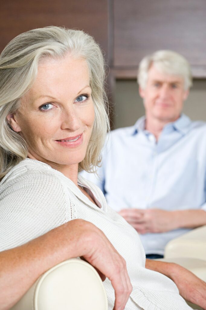 Middle aged couple