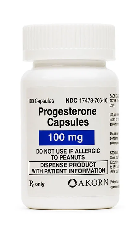 progesterone caps
