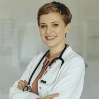 Portrait of a confident female doctor